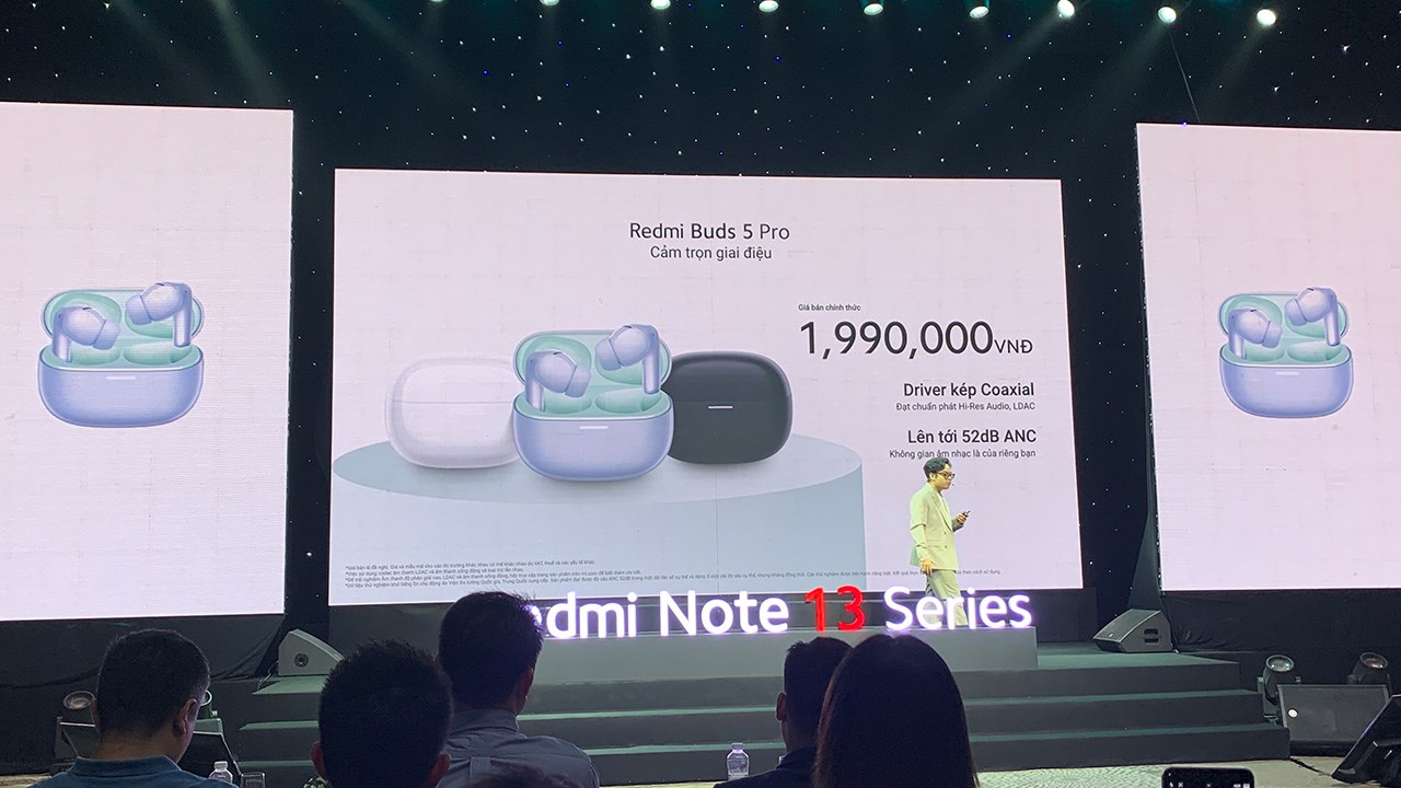 Giá chính thức của Redmi Buds 5 Pro Giá chính thức của Redmi Buds 5 Pro